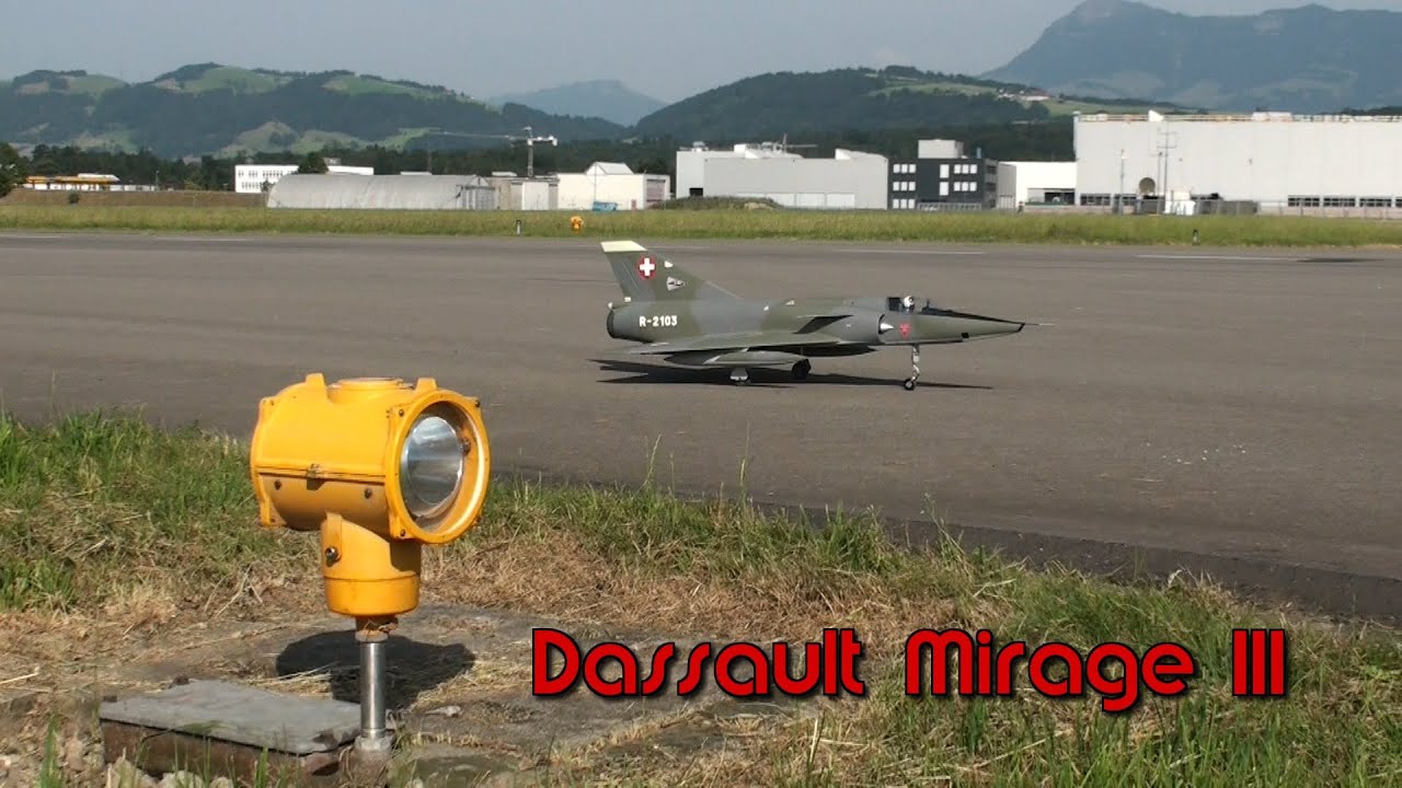 R/C Mirage III low speed