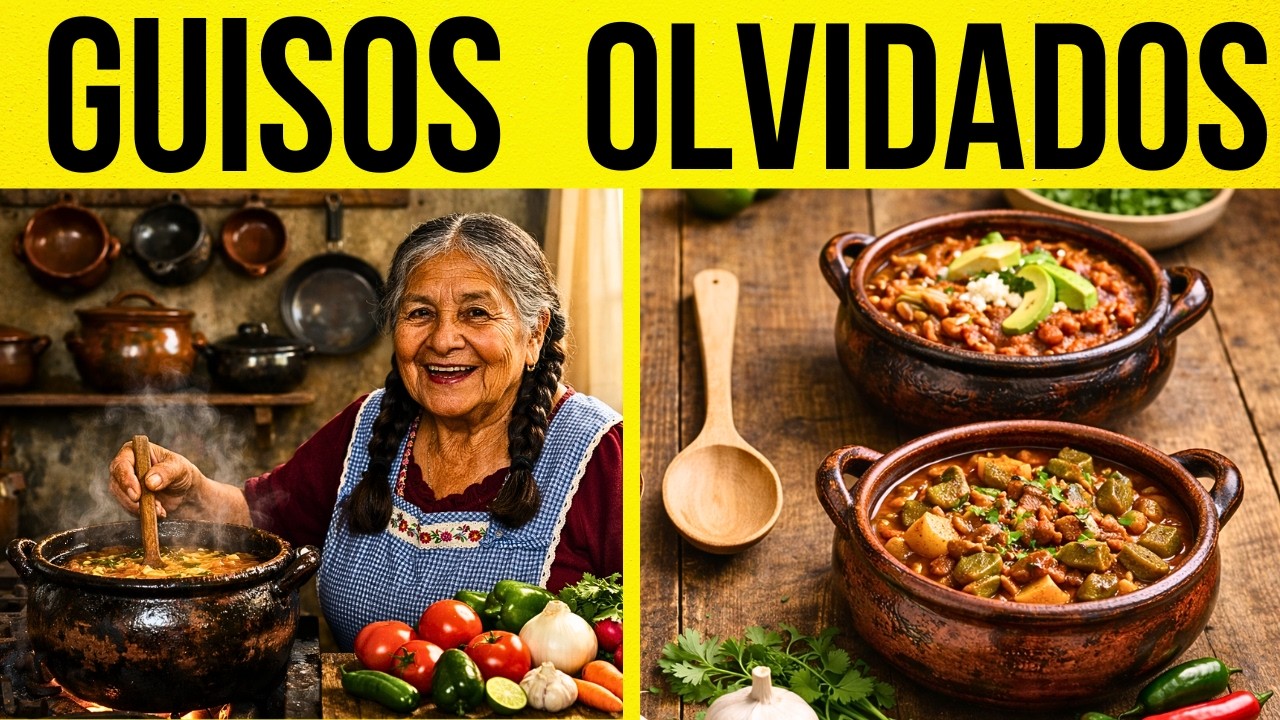 20 GUISOS MEXICANOS que ALIMENTARON a tú FAMILIA en los AÑOS 80