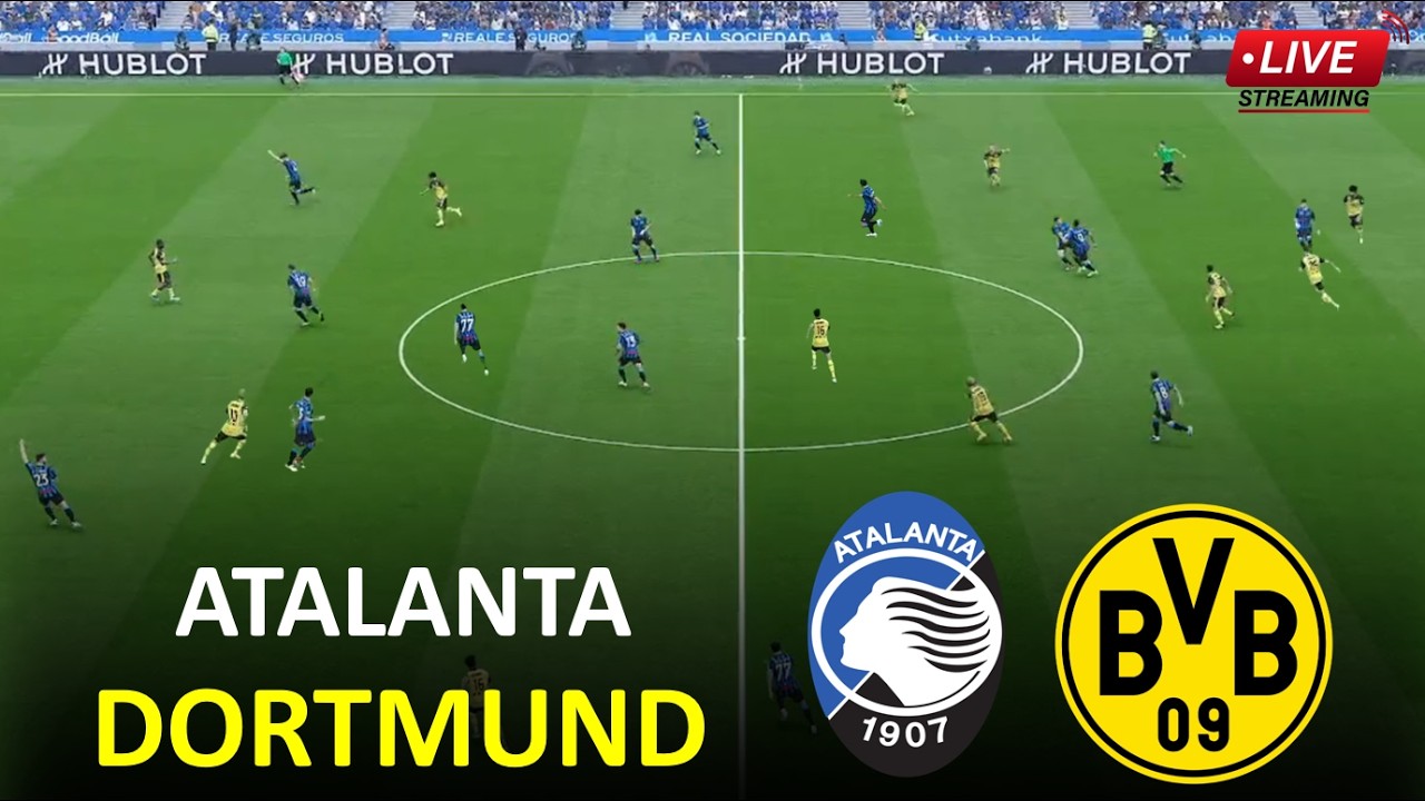 🔴Atalanta vs Borussia Dortmund Live I UEFA Champions Lrague 2026 Full Match Streaming I PES 21