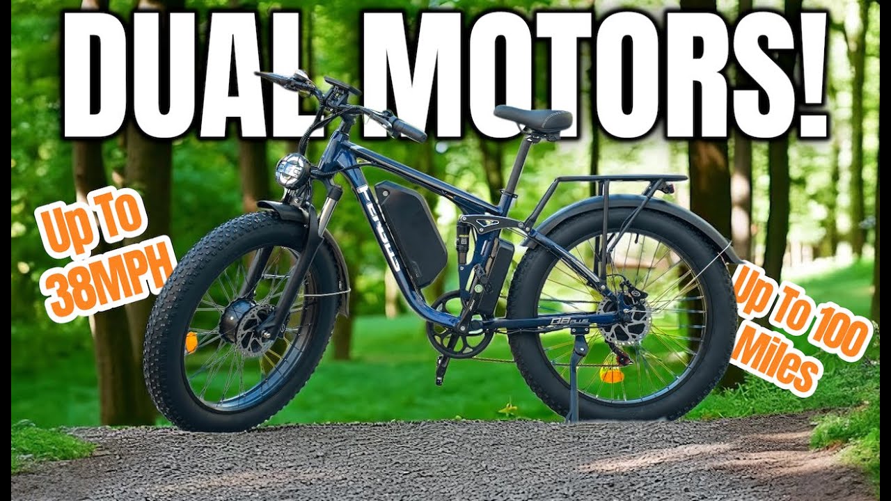 This Bike Goes Over 35 MPH! - FENGQS Q8 Plus 3000W Dual Motor E-Bike Hands-On