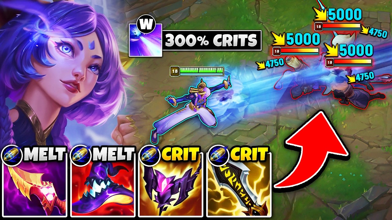 Yunara but I'm full AP and deal 300% Crit Damage (THIS IS NOT BALANCED)
