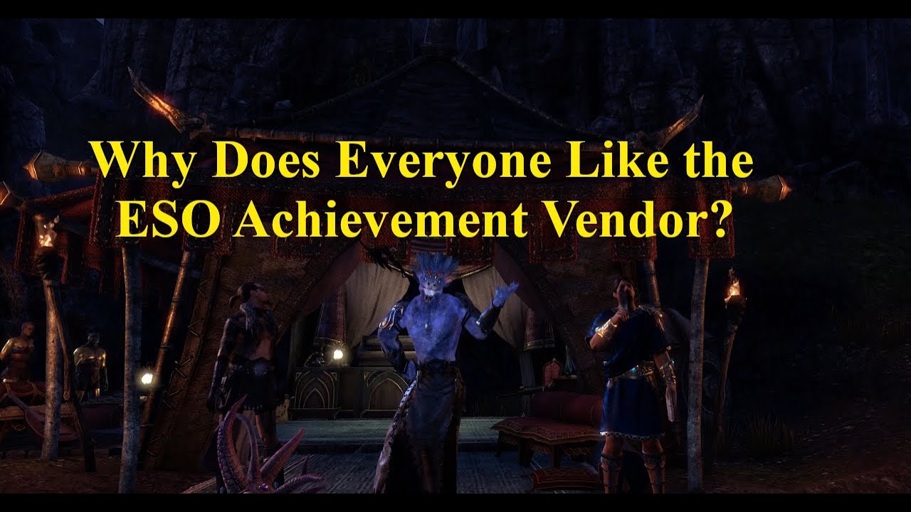 Why People Like the ESO Impresario Achievement Vendor