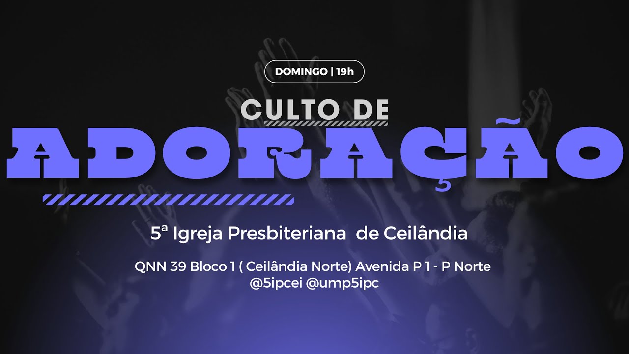 CULTO SOLENE | 5ª IPC João 6:35–71 - Discurso Duro: Compreendendo o Milagre da Salvação - Rev. Silas
