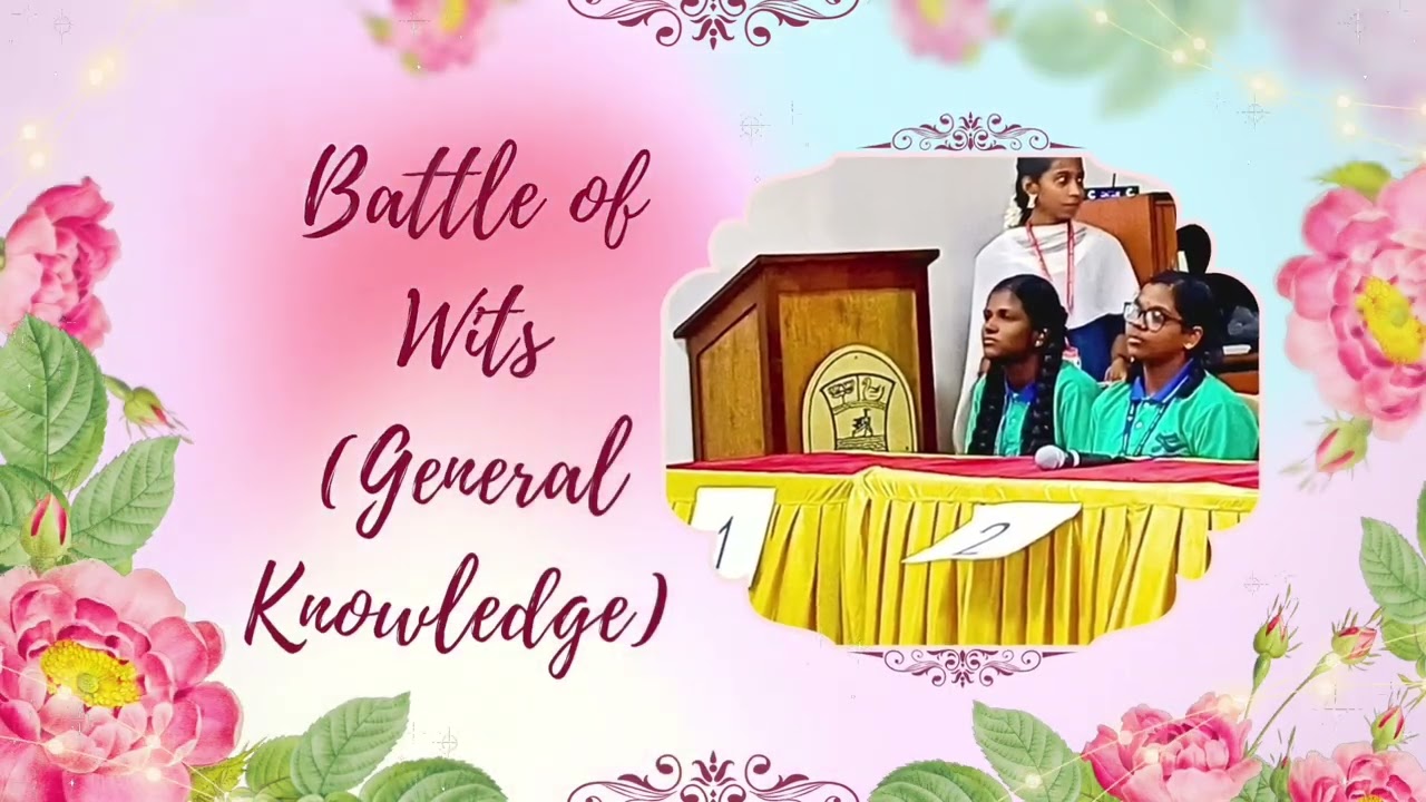 Interschool Quiz Competition conducted by A.P.C.Mahalaxmi College for Women, Thoothukudi