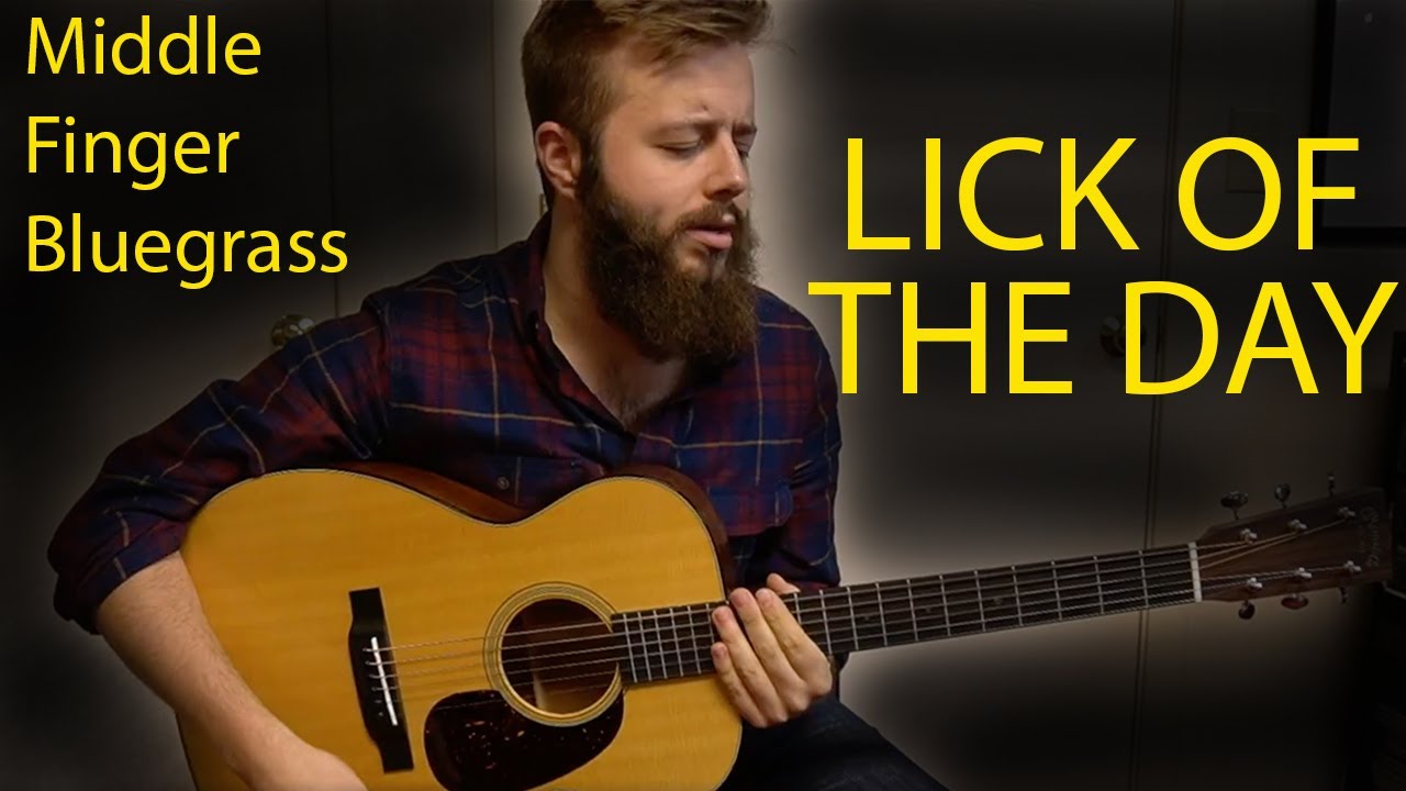 Lick of the Day - One-Finger Bluegrass Run
