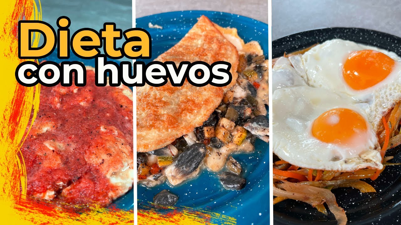 Dieta para la diabetes y bajar de peso | Recetas con huevo