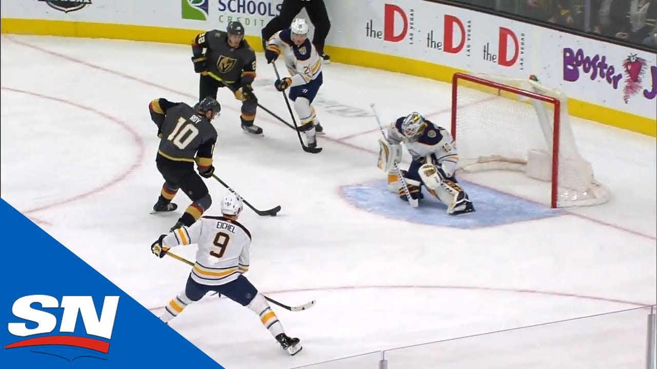 Nicolas Roy Dekes Out Carter Hutton To Score Tying Goal