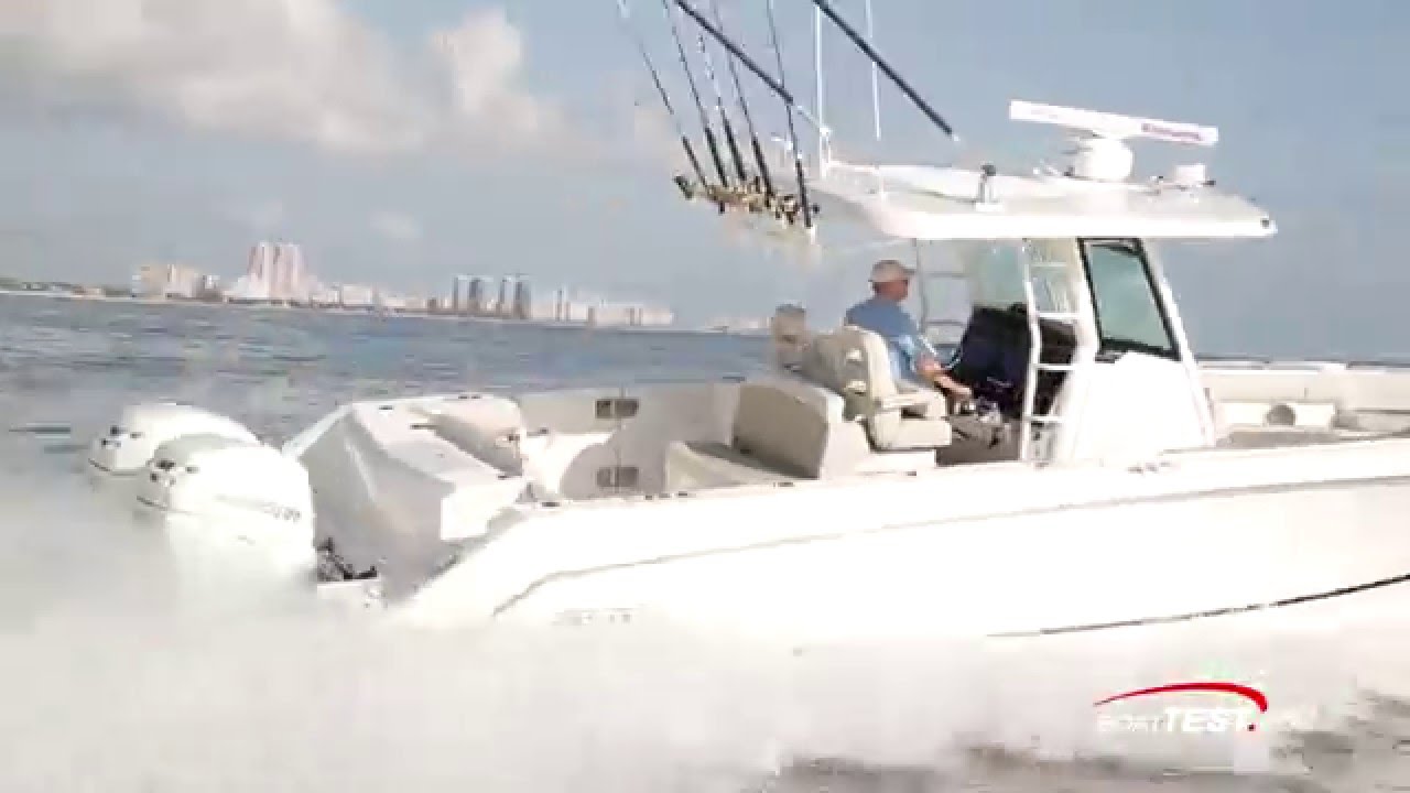 Boston Whaler 330 Outrage Test 2016- By BoatTest.com
