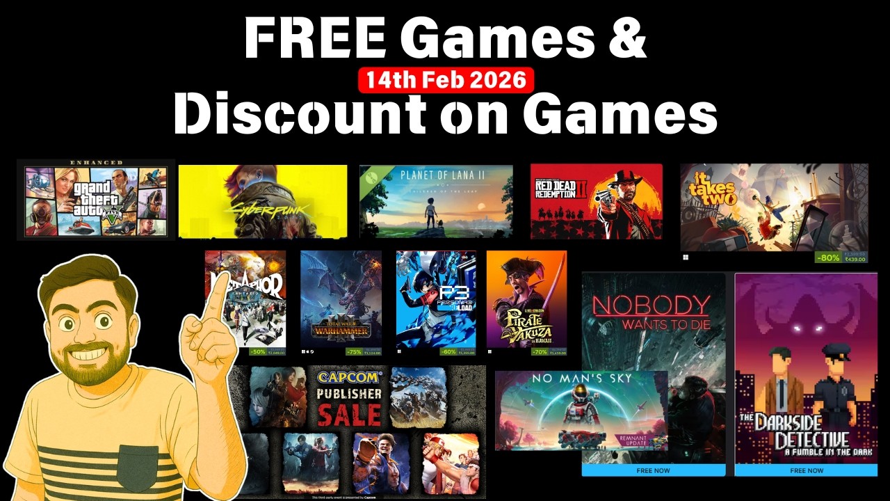 Dont to miss to Claim This week's FREE Games & Discount on Games 14th Feb 2026 🔥🎮