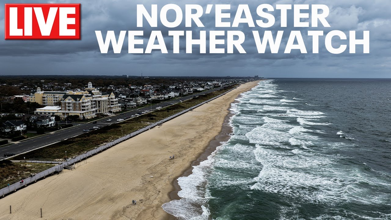 Nor'easter Weather Watch: Gusty winds, coastal flooding threaten East Coast into Monday | LIVE RADAR