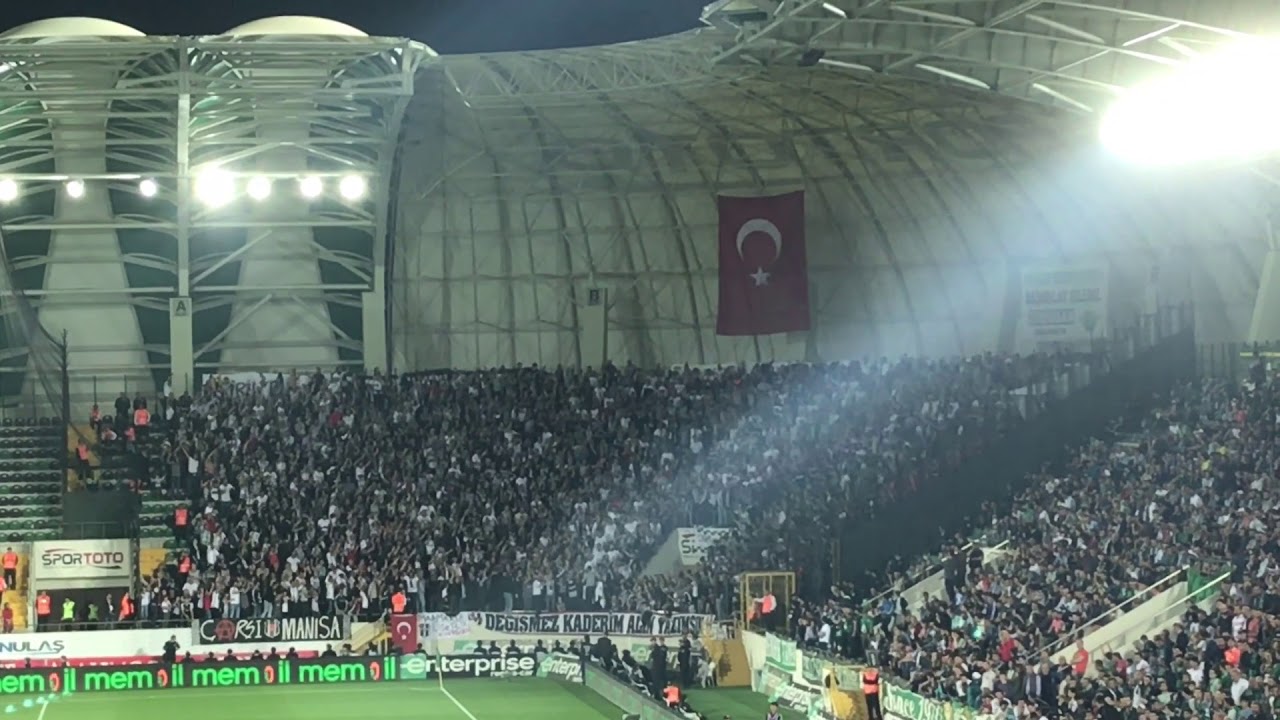 Akhisarspor 0-3 Beşiktaş || Beşiktaş tribünü Akhisarda