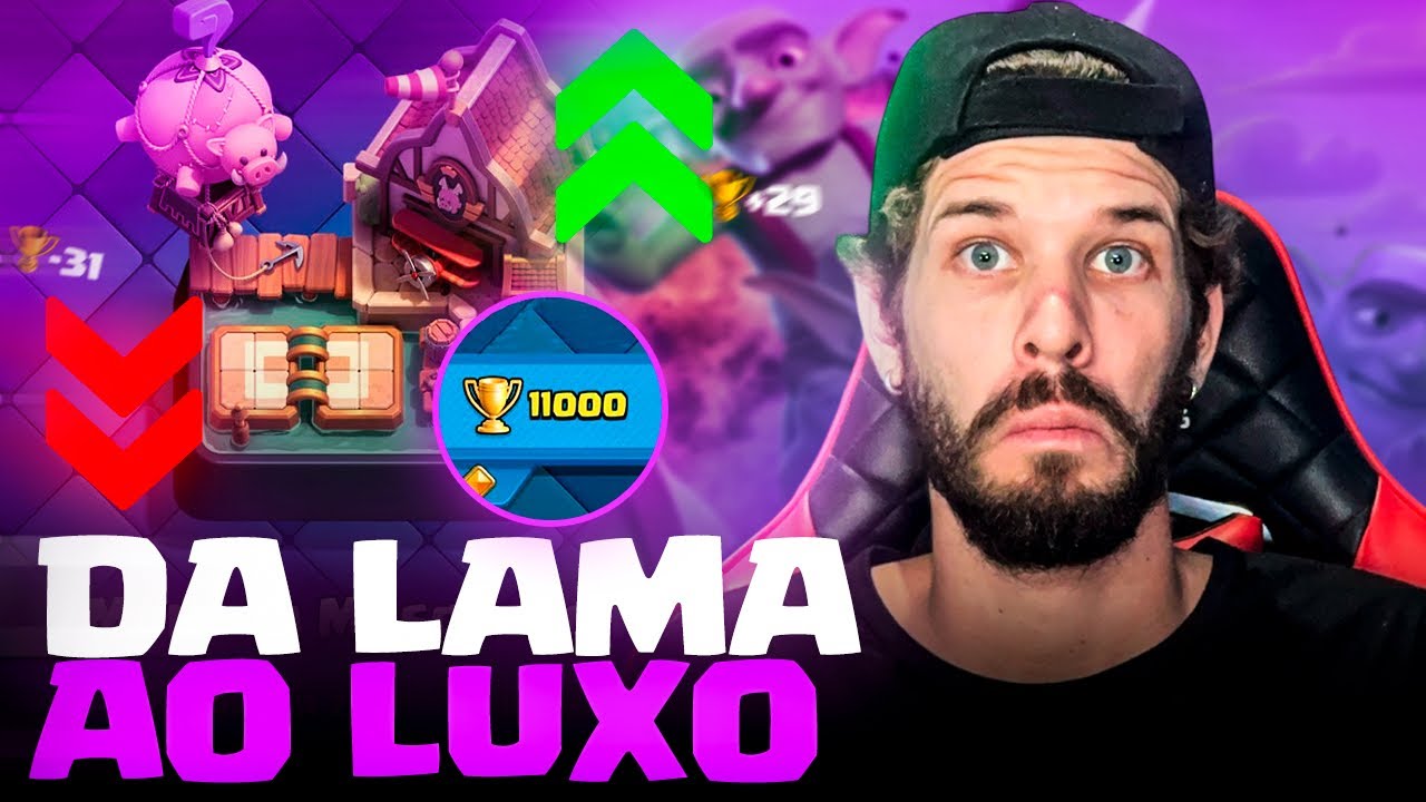 PASSANDO SUFOCO PARA CHEGAR NOS 11K DE TROFÉUS NA CONTA FALIDA 🤬