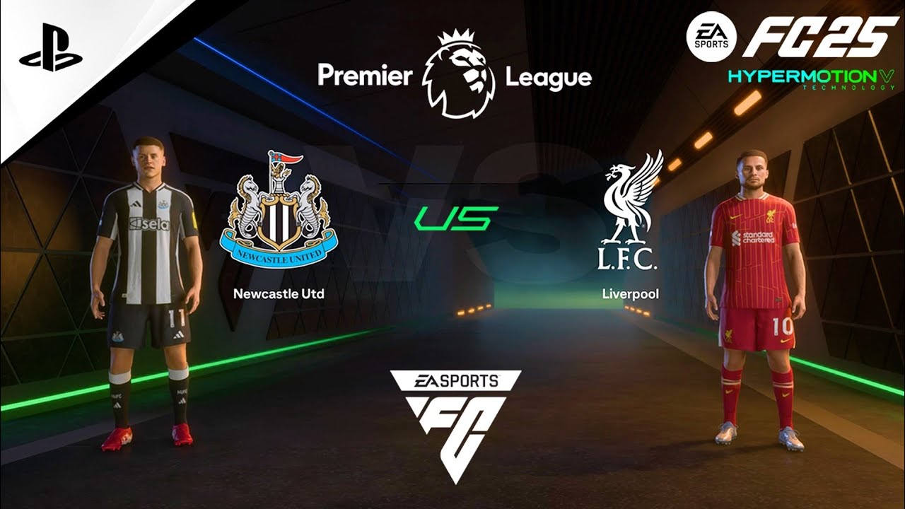 FC 25 PS4 - Newcastle United kontra Liverpool | Premier League 25/26