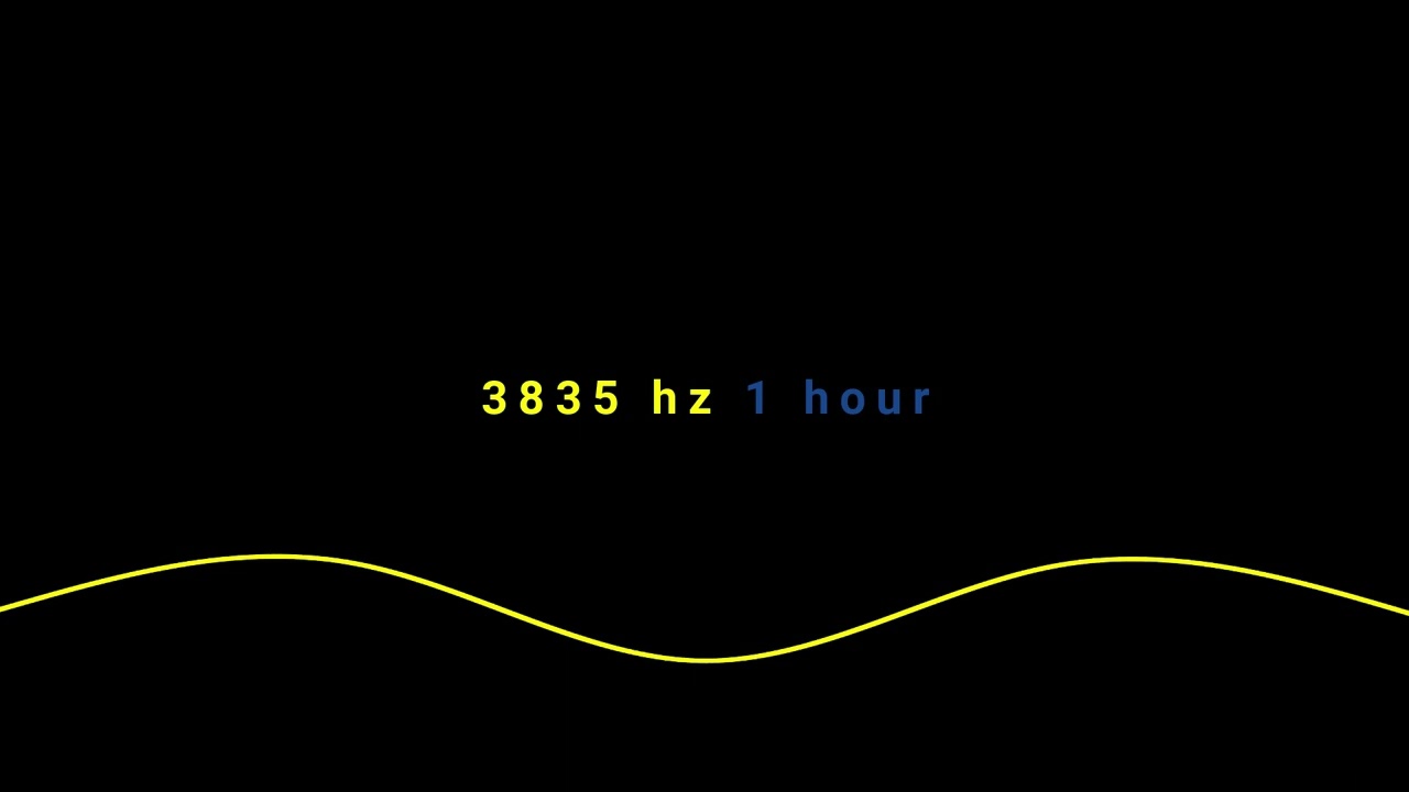 3835 hz 1hour 1 hora час 🔥🎵 🎧