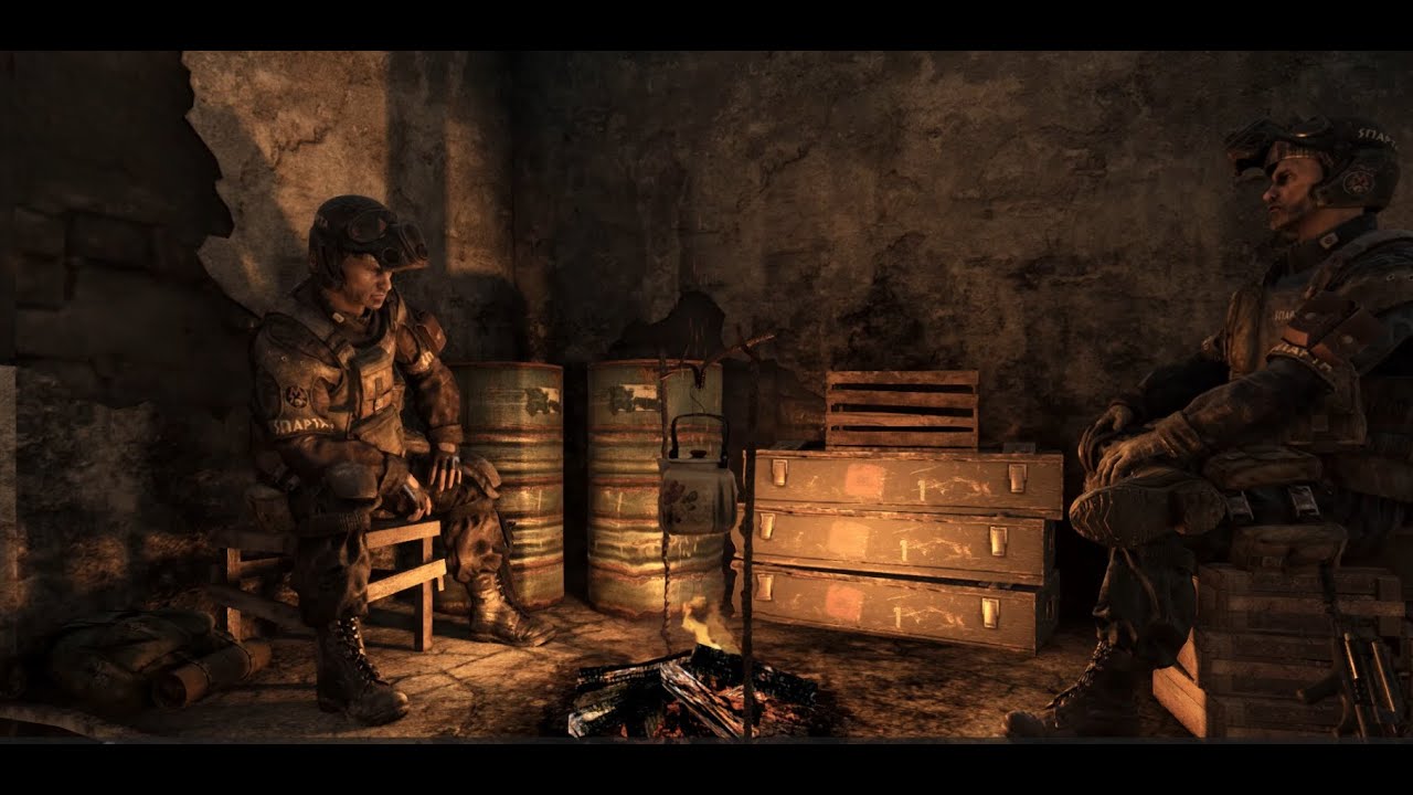 Metro 2033 | Campfire at the Church – A Quiet Moment
