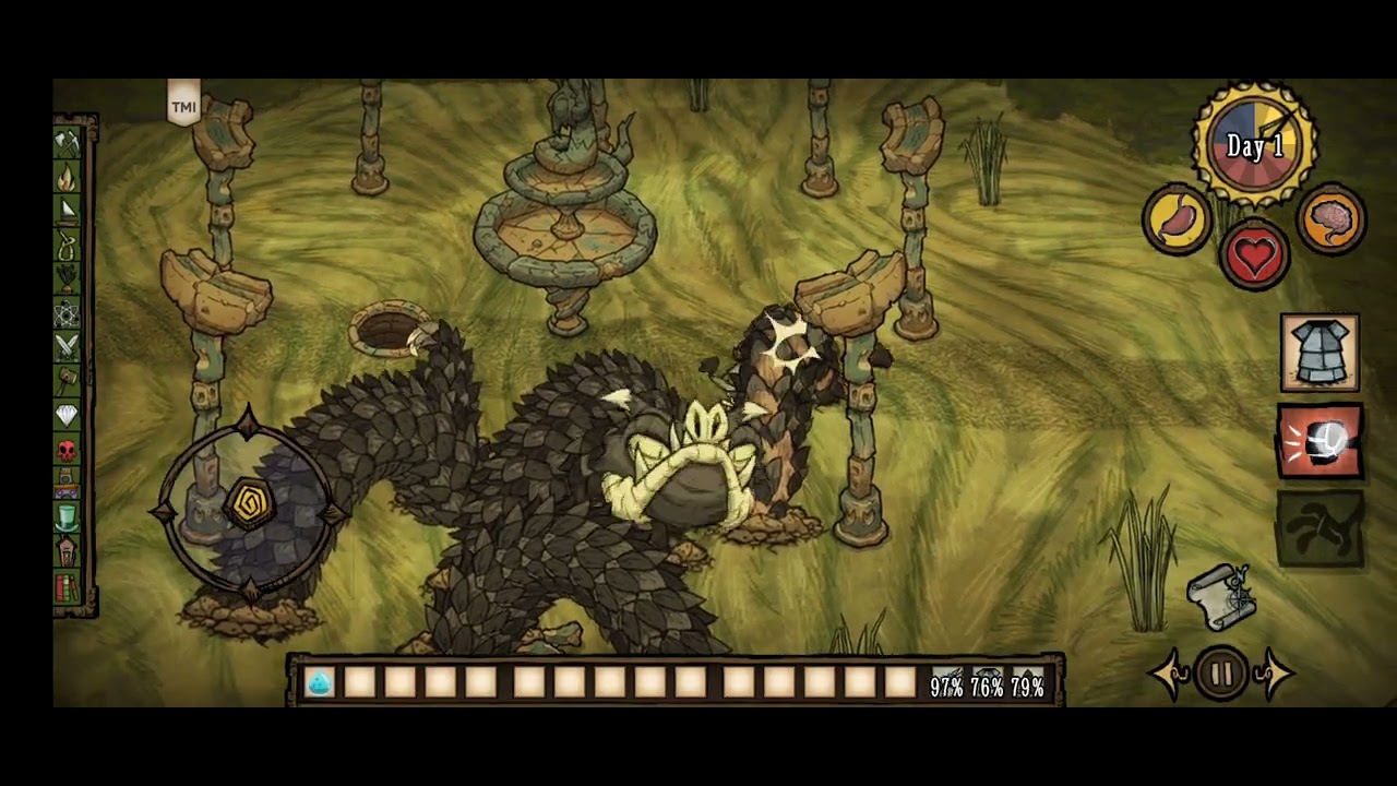 Don't Starve Mobile: Pugalisk Fountain