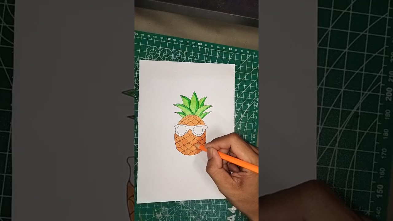 menggambar buah2an