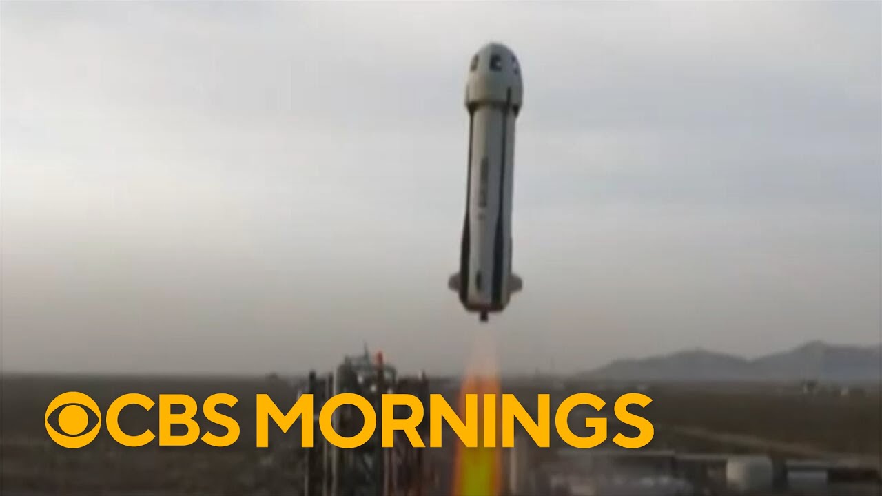 Watch: Blue Origin's first all-women flight crew launches to space