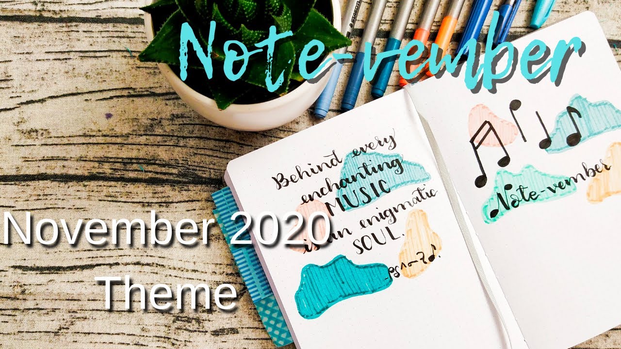 Plan With Me || November 2020 Bullet Journal Setup