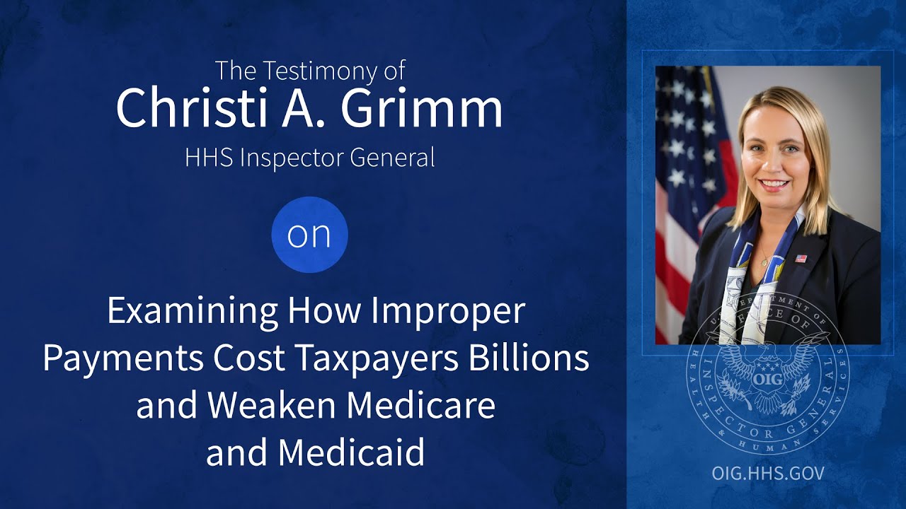 Inspector General Christi A. Grimm Testifies Before the Subcommittee on Oversight and Investigations