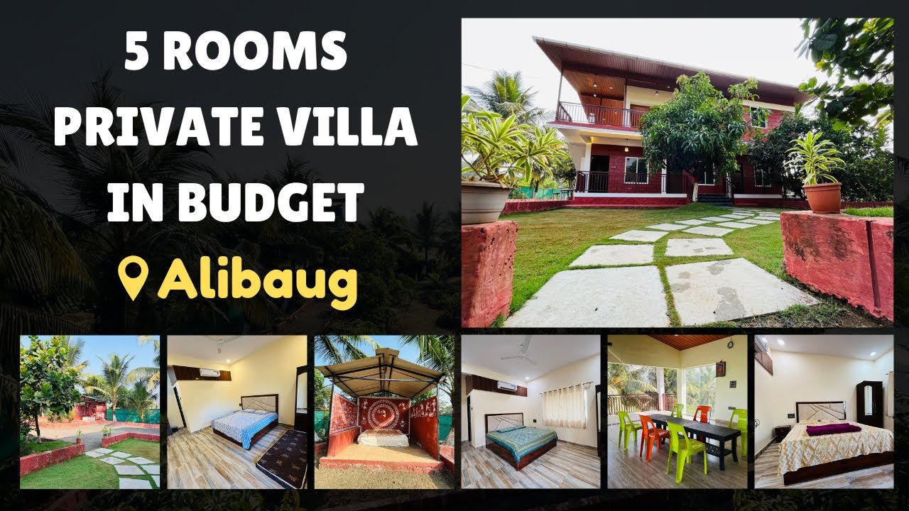 DA565 - Affordable Private Villa in Alibaug | Home made Food | Farm House in Alibaug | Dial Alibag