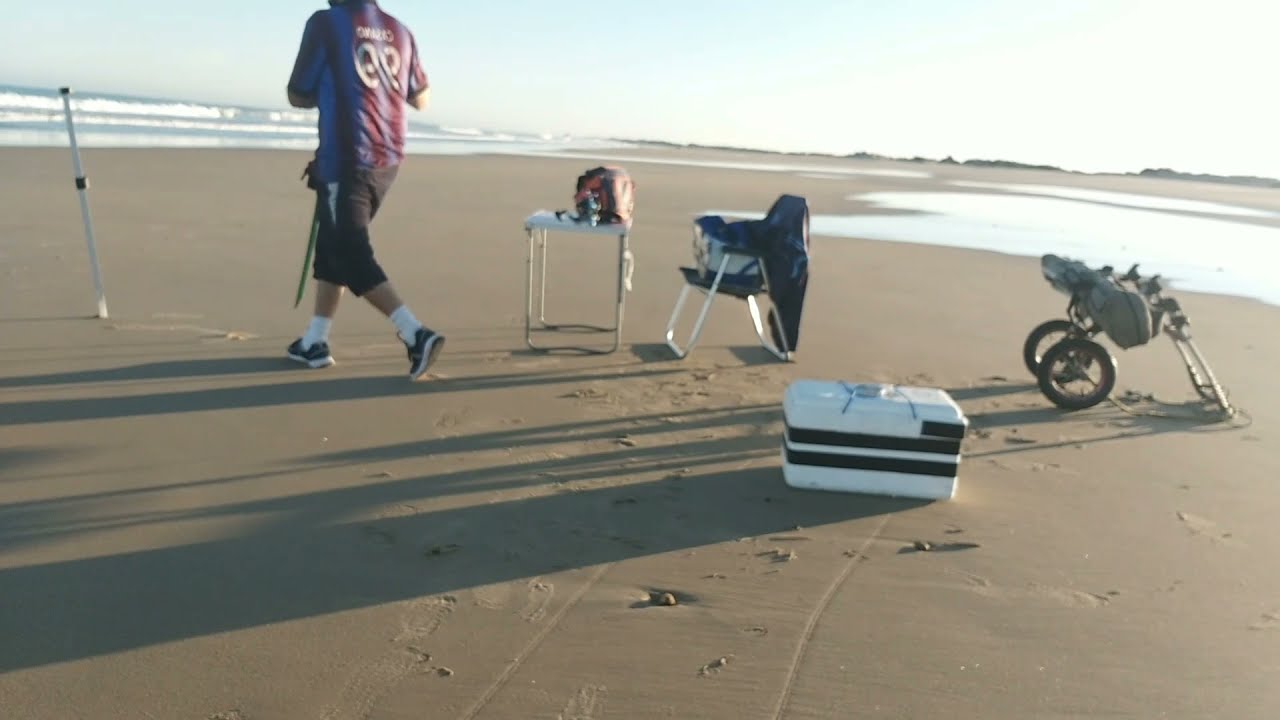 SURFCASTING EN PLAYA PUNTA DEL BOQUERÓN .
