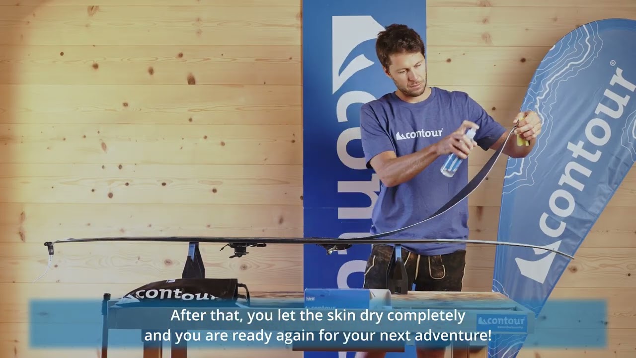 Cleaning of Contour Hybrid Skins - with Contour Cleaning Spray