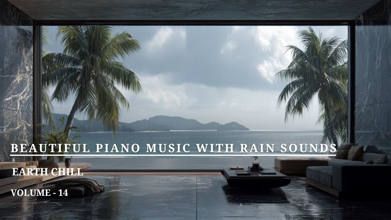 Beautiful Piano Music with Relaxing Rain Sounds | Peaceful Ocean Ambience (3 HOURS)