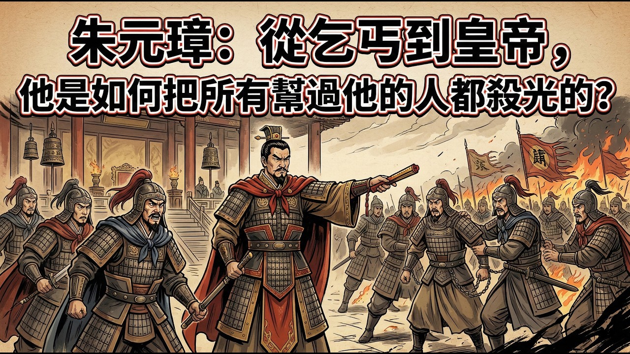 朱元璋：從乞丐到皇帝，他是如何把所有幫過他的人都殺光的？