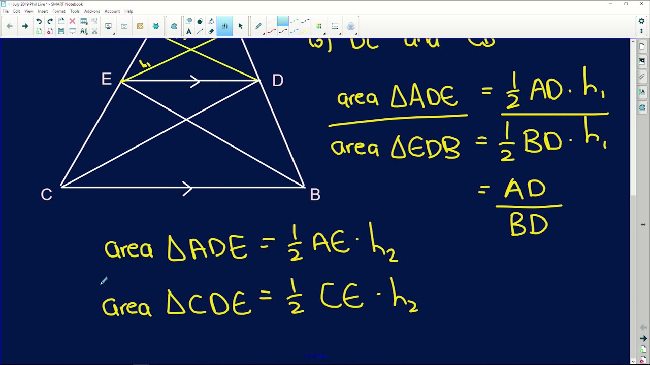Maths 2019 Revision: Similarity & Proportionality - Proving Proportionality Theorem  - Part 10/14