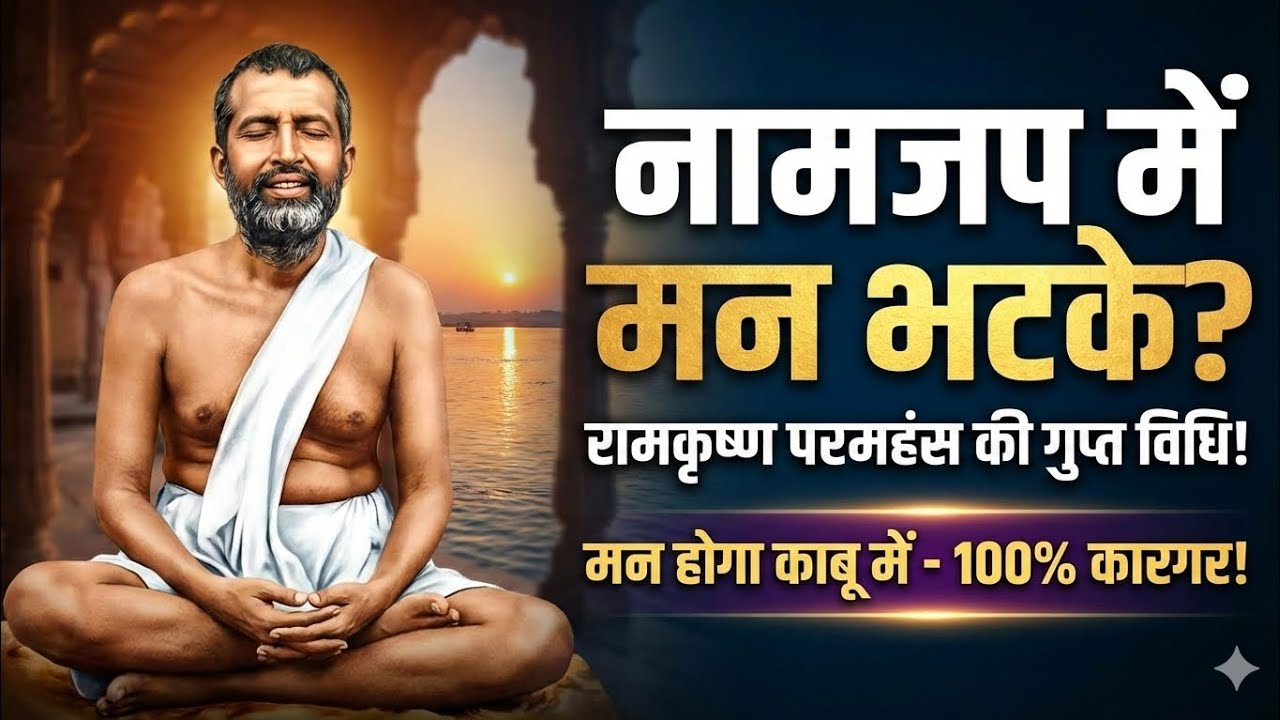 नामजप करते समय मन काबू में नहीं रहता? रामकृष्ण परमहंस की ये गुप्त विधि अपनाएँ