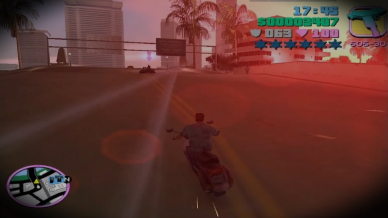 GTA Vice city Classic PC version gameplay..  Misson - The Chase 💥👻#gta #gtavicecity #fyy #fypシ 