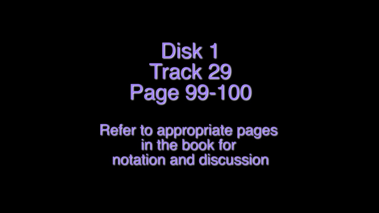 Disk 1 Track 29 - Exercise 7 in Bilawal That