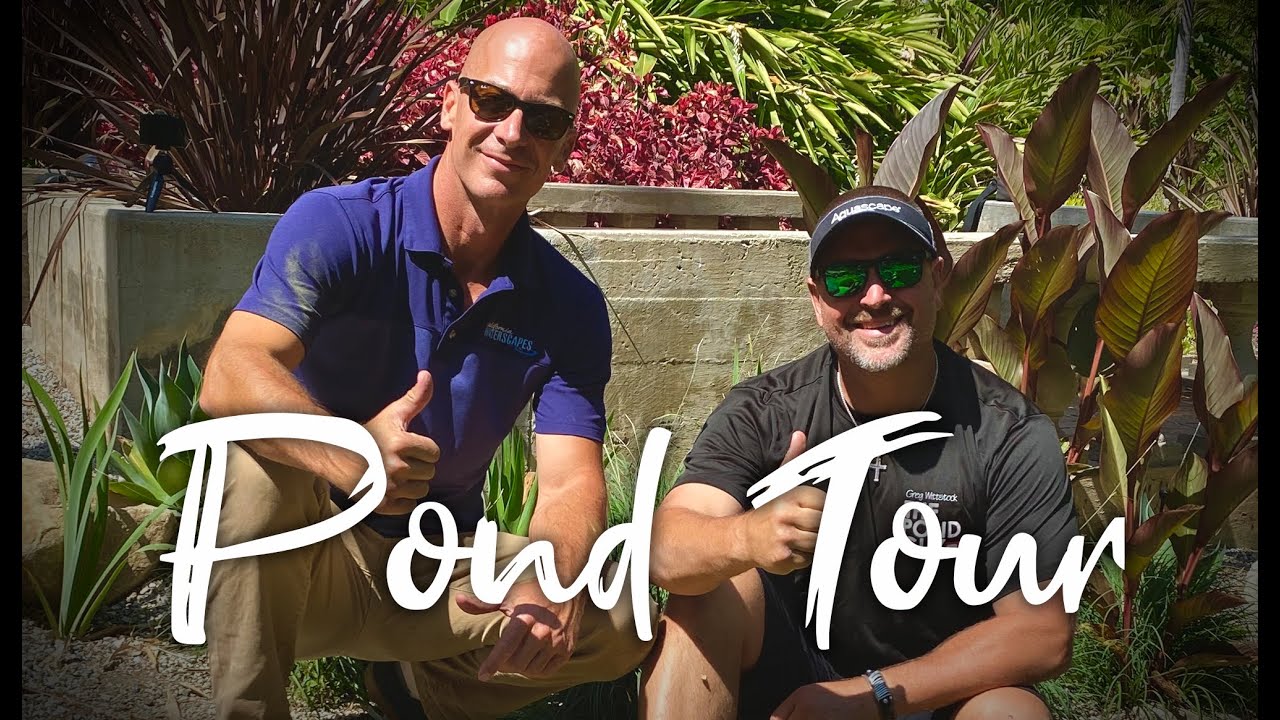 Pond Tour with Greg Wittstock the Pond Guy - Founder of Aquascape Inc.