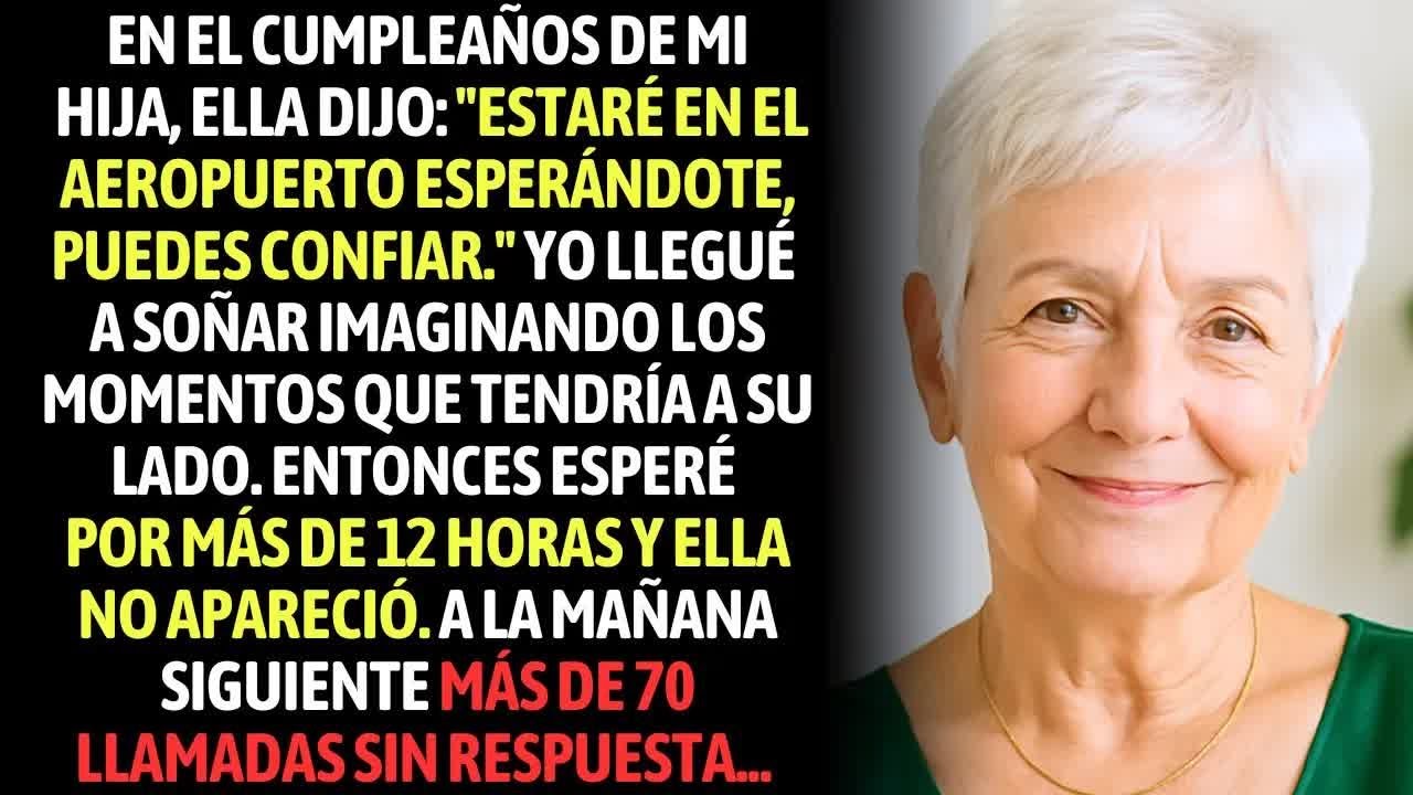 En El Cumpleaños De Mi Hija, Ella Dijo： ＂Estaré En El Aeropuerto Esperándote, Puedes Confiar   ＂