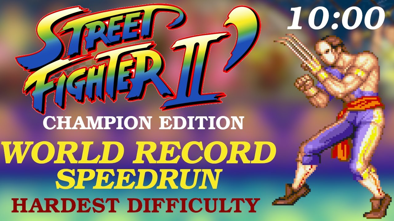 VEGA Speedrun NEW World Record Hardest Difficulty 10:00 - Street Fighter II Champion Edition NEW WR