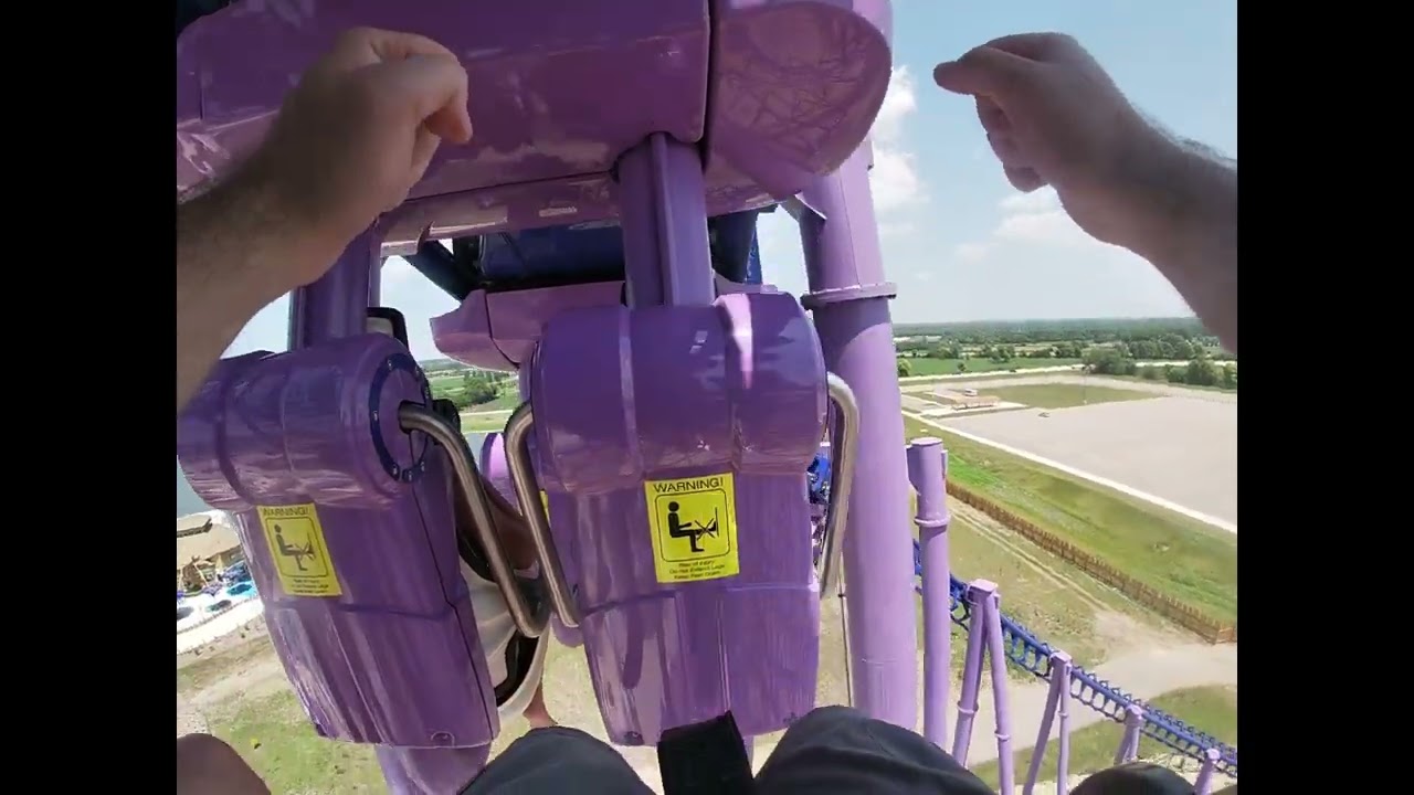 Nopuko Air Coaster at Lost Island Theme Park Back Seat POV