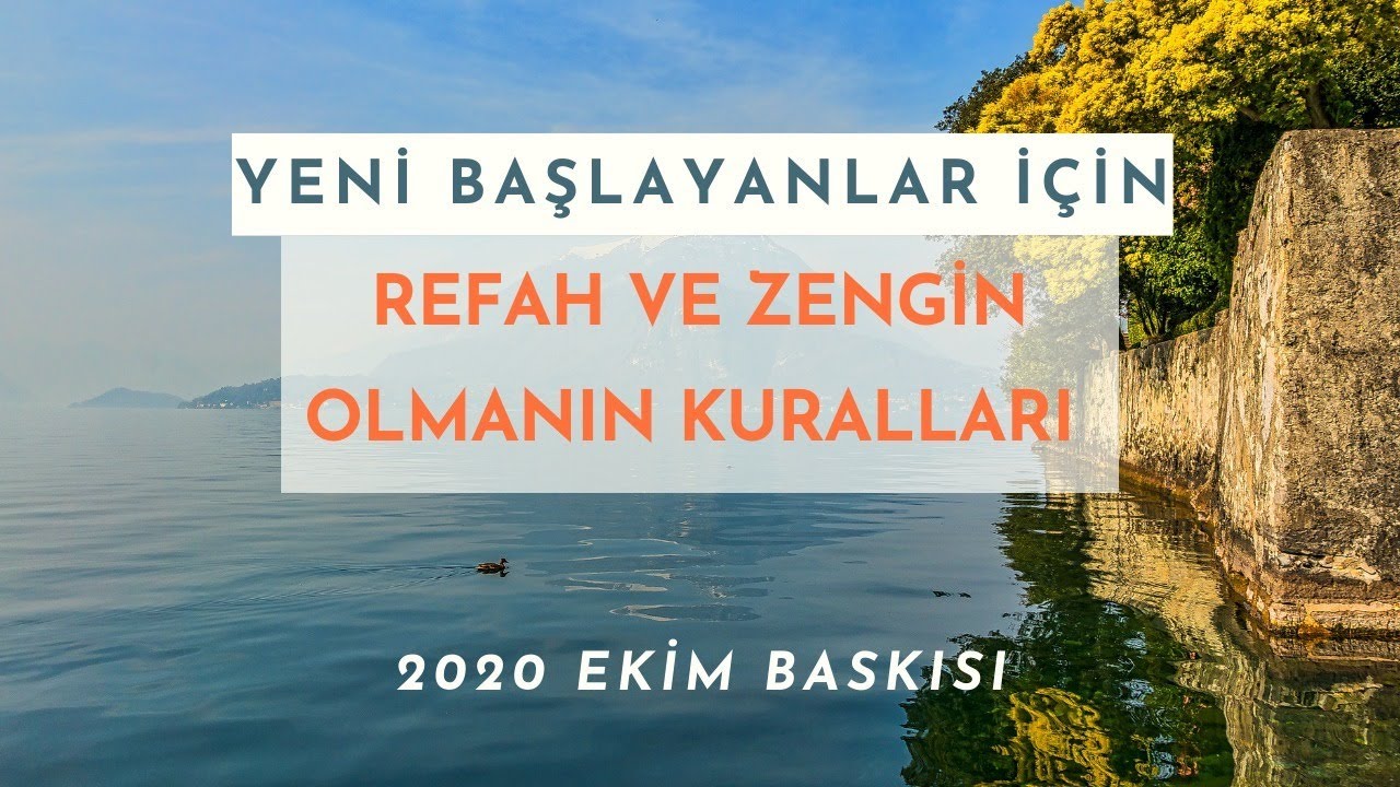 Yeni Başlayanlar için Refah ve Zenginliğe ulaşmanın Kuralları