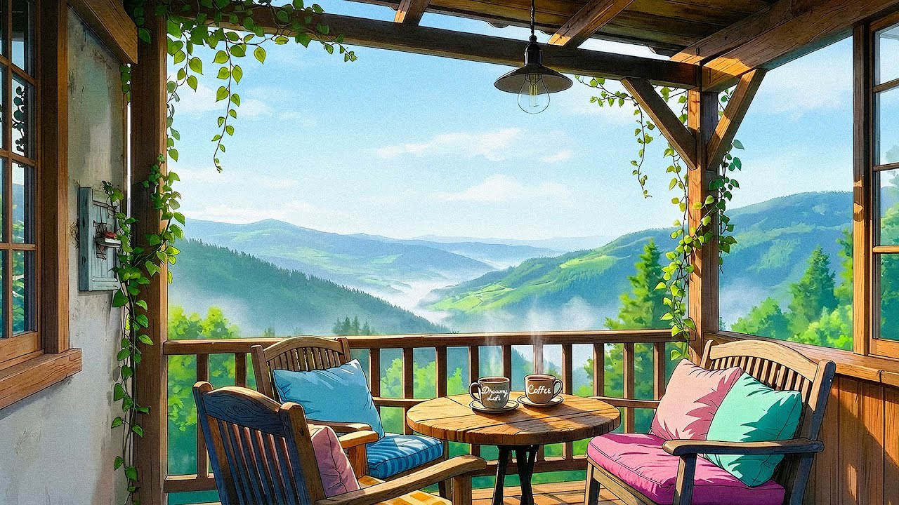 Mountain Coffee Morning ☕ Calm Lofi Beats | Deep Focus Study/Work Concentration [Lofi hip hop]