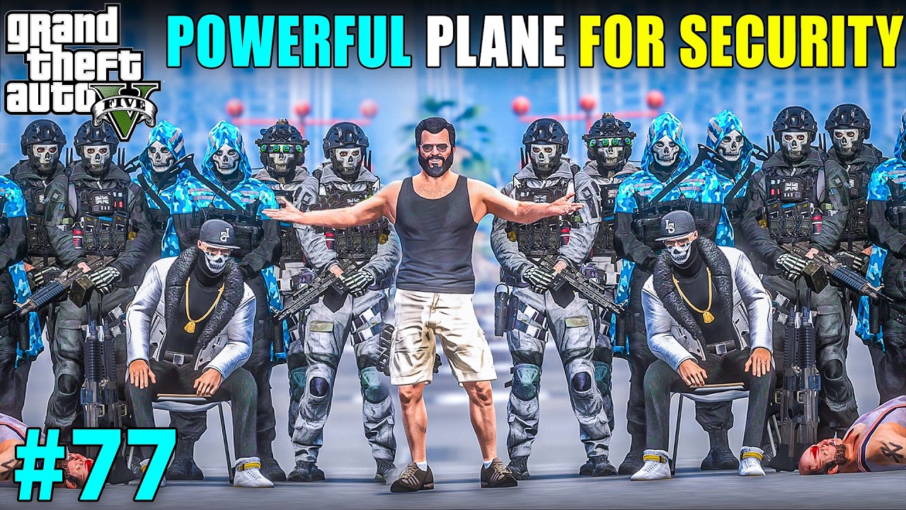 MICHAEL BUYS WORLD MOST POWERFUL FIGHTER JETT FOR SECURITY !! GTA 5 GAMEPLAY