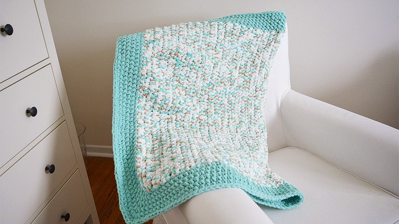 MANTA DE BEBE A CROCHET FACIL! | Danii's Ways ♡