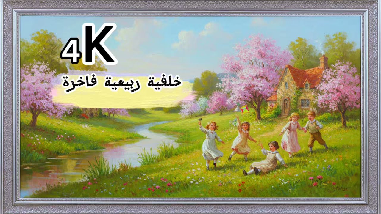 BEST 4K SPRING SCENERY 🎨 أجمل خلفية تلفزيون ربيعية لعام 2026 (هدوء وجمال)