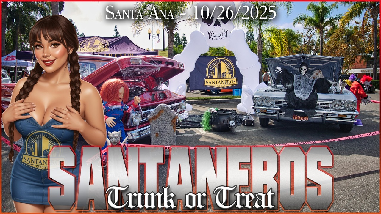 Santaneros Halloween Trunk or Treat | Santa Ana Lowrider Event 2025