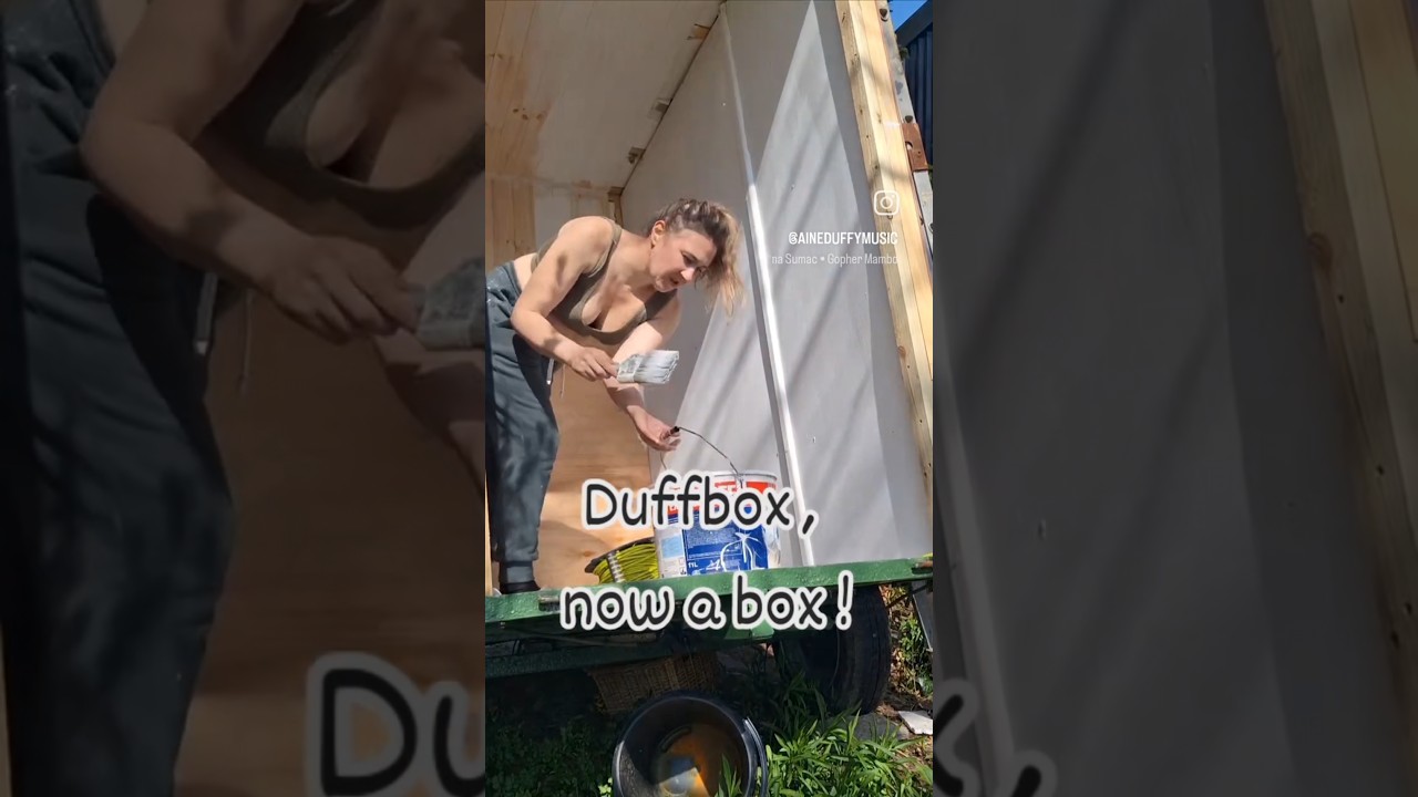 Part 3,self building musician singer, builds  micro camper for the touring music sector! The Duffbox