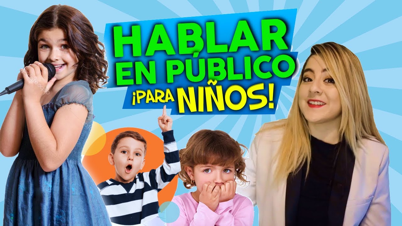 ⭐️ Cómo ENSEÑAR a un NIÑO a HABLAR EN PÚBLICO! 🎤🤩 / Dinámicas y ejercicios de ORATORIA infantil 🎉