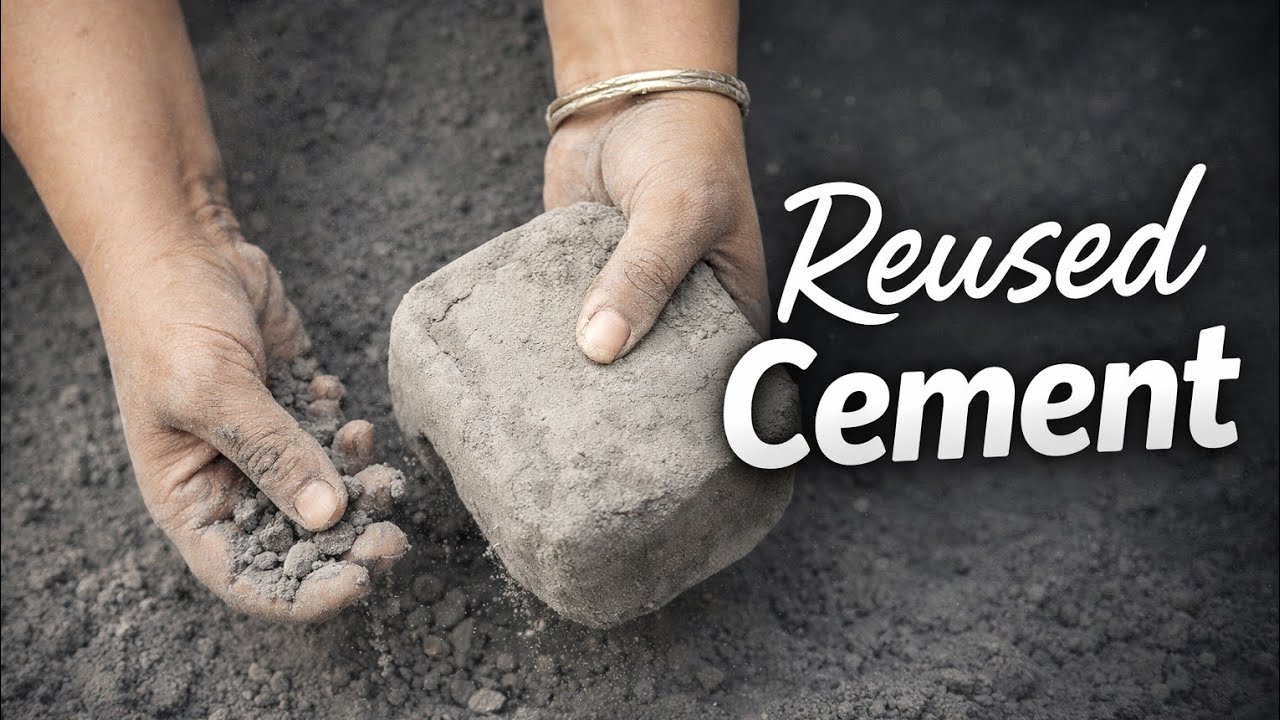 Ultimate Reused Cement Dry Crumbling | Super Dusty Gritty Texture ASMR