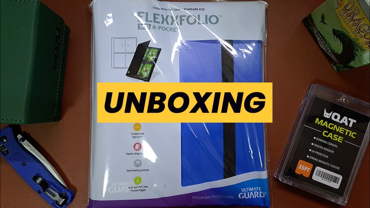 Unboxing the Ultimate Guard Flexxfolio 160 8-Pocket (Blue) – The Best Card Binder? #philippines