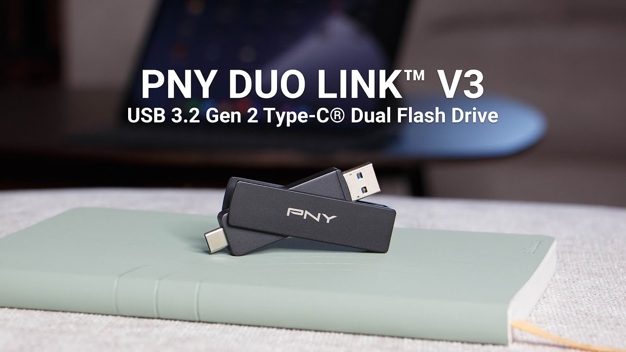PNY - DUO LINK&trade; V3 USB 3.2 Gen 2 Type-C&reg; Dual Flash Drive