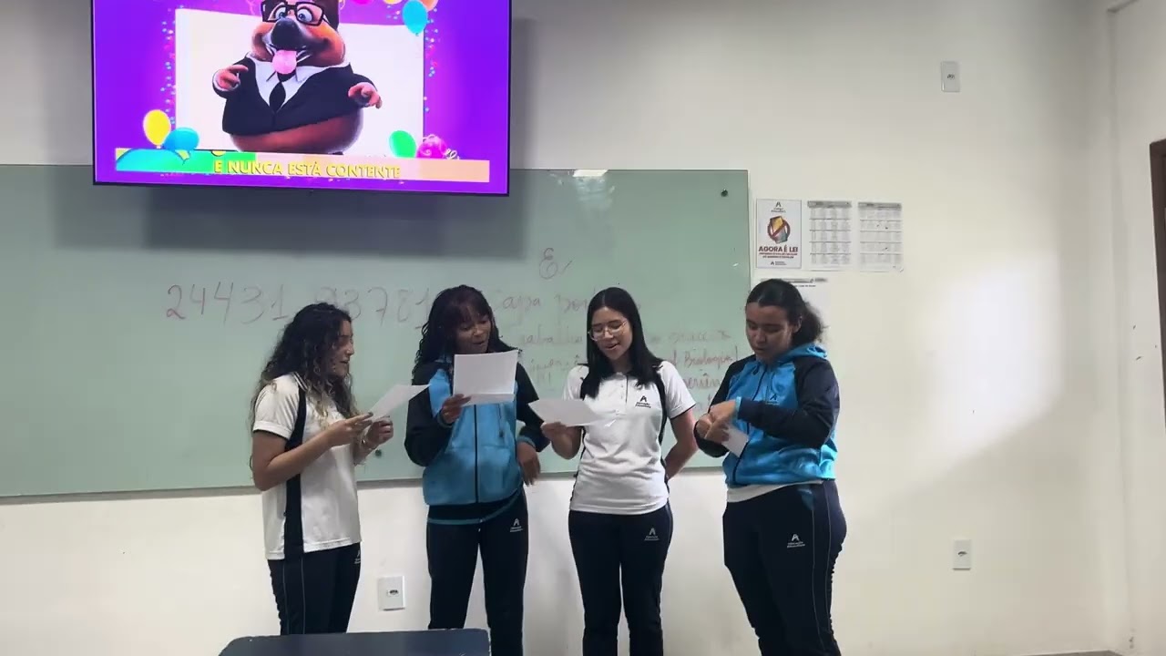 Paródia O Hidrogeniozinho (Dona Aranha - Galinha Pintadinha) IAAI 1° série