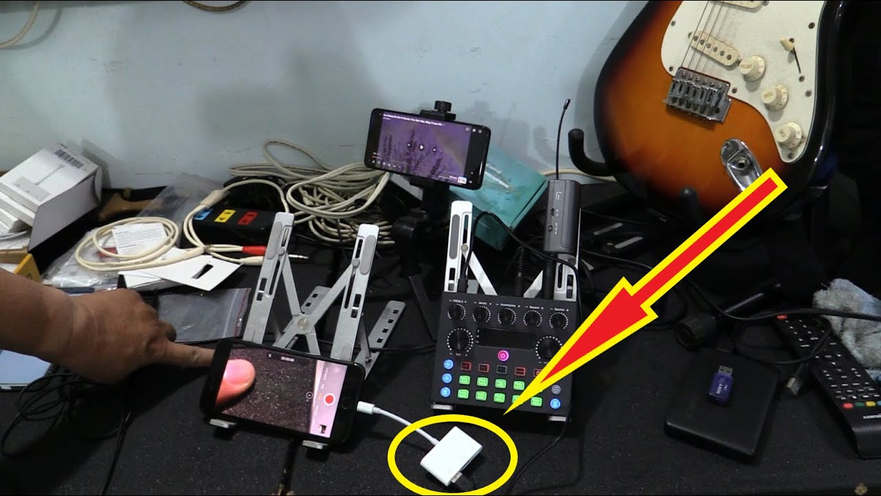 OTG Stereo Chuyên Cho iPhone - Quay Thu Âm Live Stream Tiktok - iPhone 6 Và iOS 13 Trở Lên
